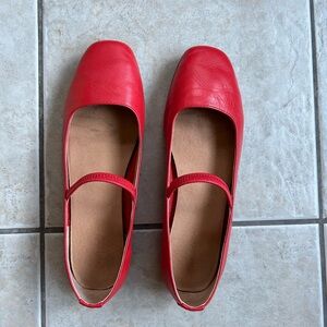 Madewell Red Flats